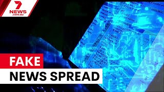 Australians sharing misinformation without checking facts | 7NEWS