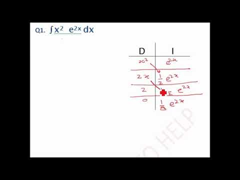 Integration by Parts DI method Hindi - YouTube