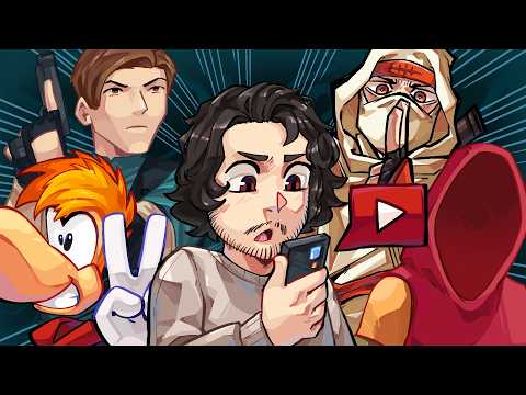 Youtubers de games me OBRIGARAM a jogar esses jogos