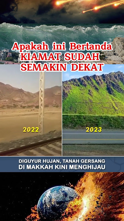 Hadits Tanah Arab Menghijau sebagai Tanda-tanda Hari Kiamat #shorts #kiamat #tandakiamat