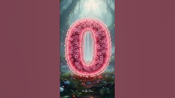 Magical Numbers Countup 0–9 | Relaxing Visuals ✨ #10seconds #countup #shorts