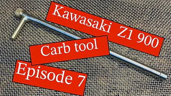Kawasaki Z1 900 engine rebuild Episode 7 - Carb adjusting tool