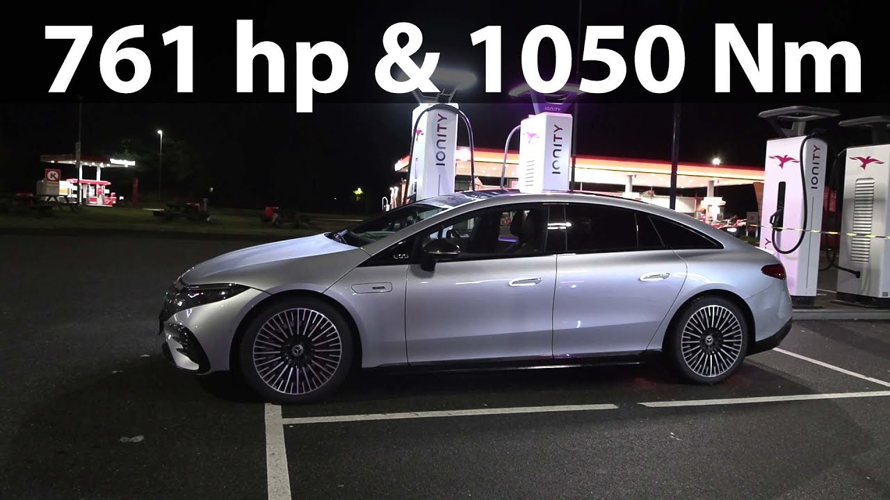 Mercedes EQS 53 4Matic+ range test