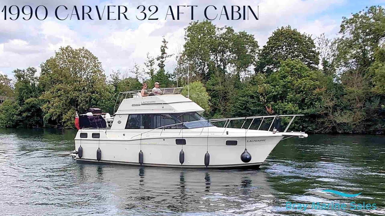 1990 Carver 32 Aft Cabin - £39,950 - YouTube