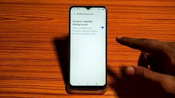 how to turn on off dynamic weather background,  dynamic weather background on of kaise kare vivo y01