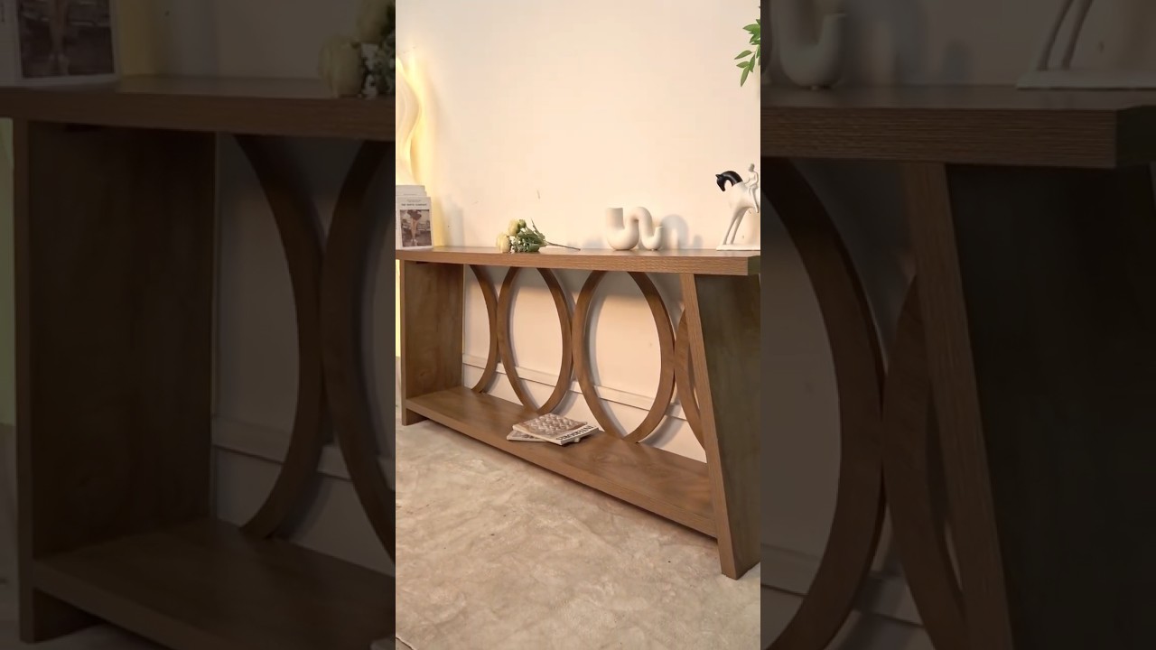 Introducing the Tribesigns 2-Tier Console Table – Timeless Design with a Natural Touch  