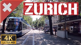 DRIVING ZÜRICH, Canton of Zürich,  SWITZERLAND I 4K 60fps