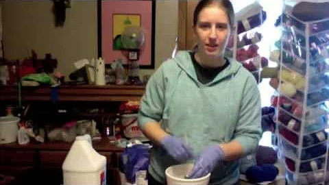 How To Stiffen Fabric and Yarn Bowls with Glue