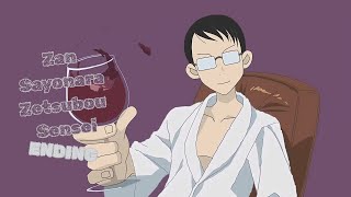 Zan Sayonara Zetsubou Sensei Ending 4K | English Subbed [CC]
