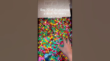 Day 73 of 3d printing a duck for every subscriber