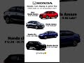 Honda Cars Lineup Latest Price List рџљ вњЁ Which One Will You Choose Honda Cars Lineup Latest Price List рџљ вњЁ Which One Will You Choose