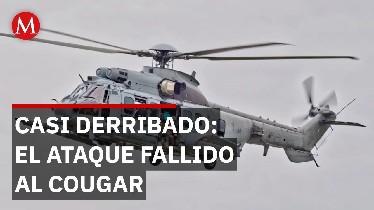 CJNG casi derriba helicóptero de la Fuerza Aérea en operativo contra 'El Mencho'