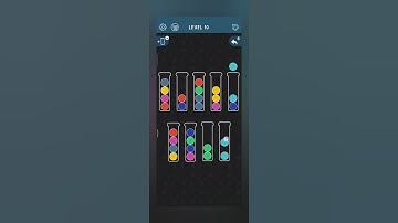 Colour tube sort level 10 / #shorts