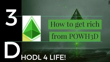 P3D proof of weak hands 3D Passive Income Smart Contract Machine