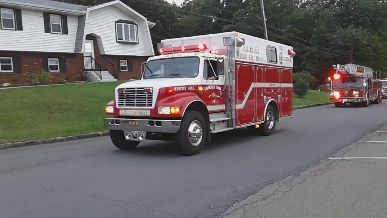 2020 Coaldale Coal Crackin Rock the Block Fire Truck Parade (READ