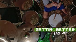 Tesla - Gettin&#39; Better Drum Cover Live as FK!