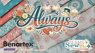 Always Fabric Collection ~ Belle Brunner & Benartex ~ For Wedding, Bridal, Love, Garments & Quilting screenshot 5