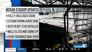 Titans share construction progress on new Nissan Stadium