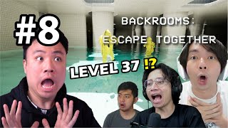 MASUK KE LEVEL 37 TERBAGUS !! - Backrooms Escape Together [Indonesia] #8