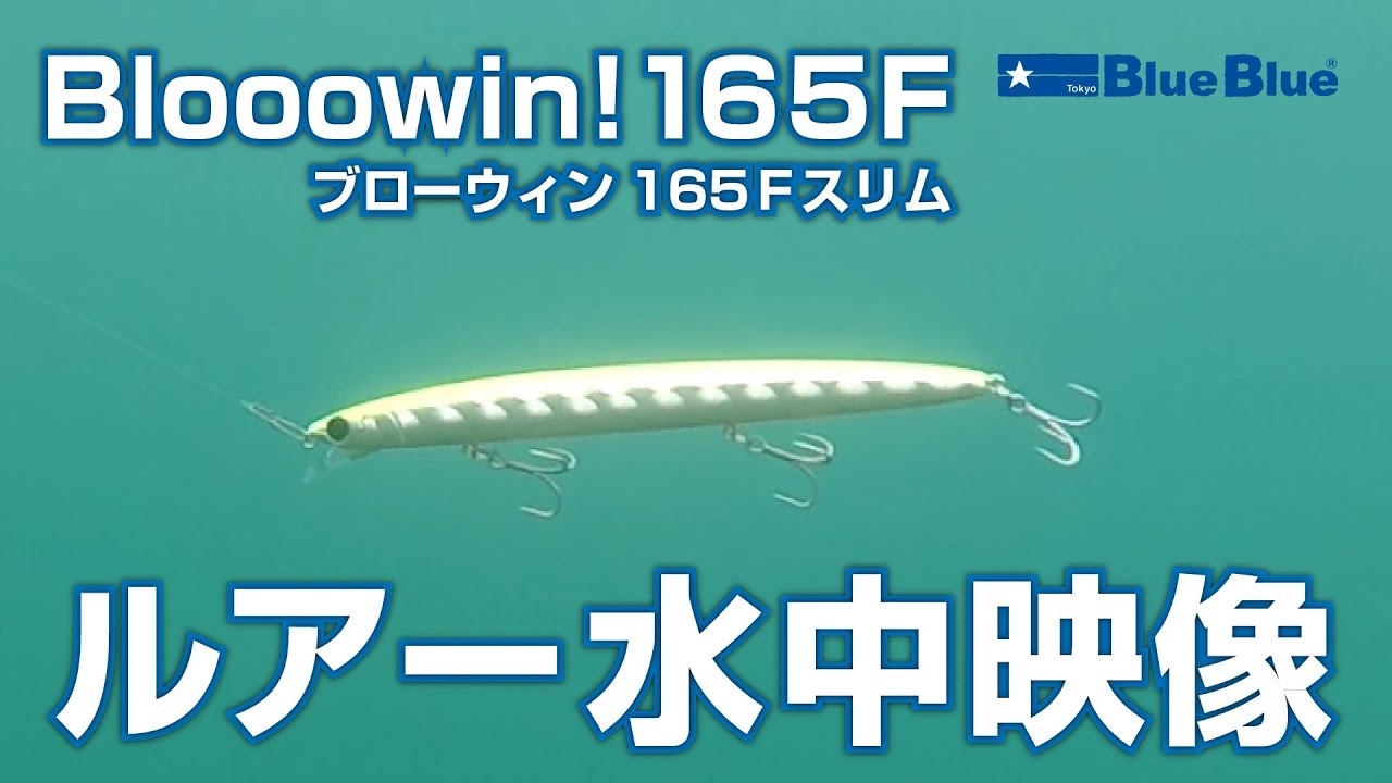 Blooowin!165F-slim（ブローウィン）の水中アクション映像