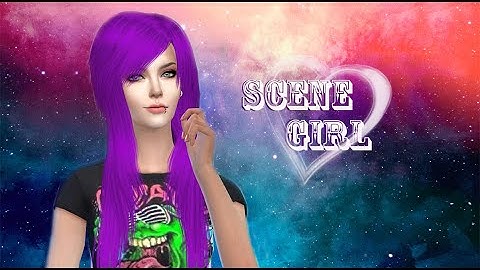 Sims 4 Create a sim Emo/Scene Girl
