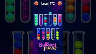 Balls Sorting Color Puzzle Game Level 172. screenshot 5