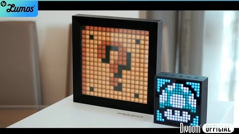 Divoom Pixoo Multi-Purpose DIY Pixel Art 16x16 Programmable LED 16 Million Colors Display Panel