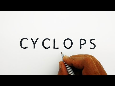 Video: Cara Menggambar Cyclops