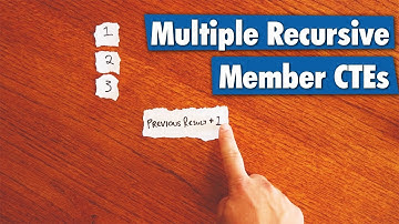 SQL Server Multiple Recursive Member CTEs