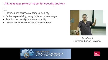 UC Tutorial 1.3 - Background: Advocating a general model for security analysis