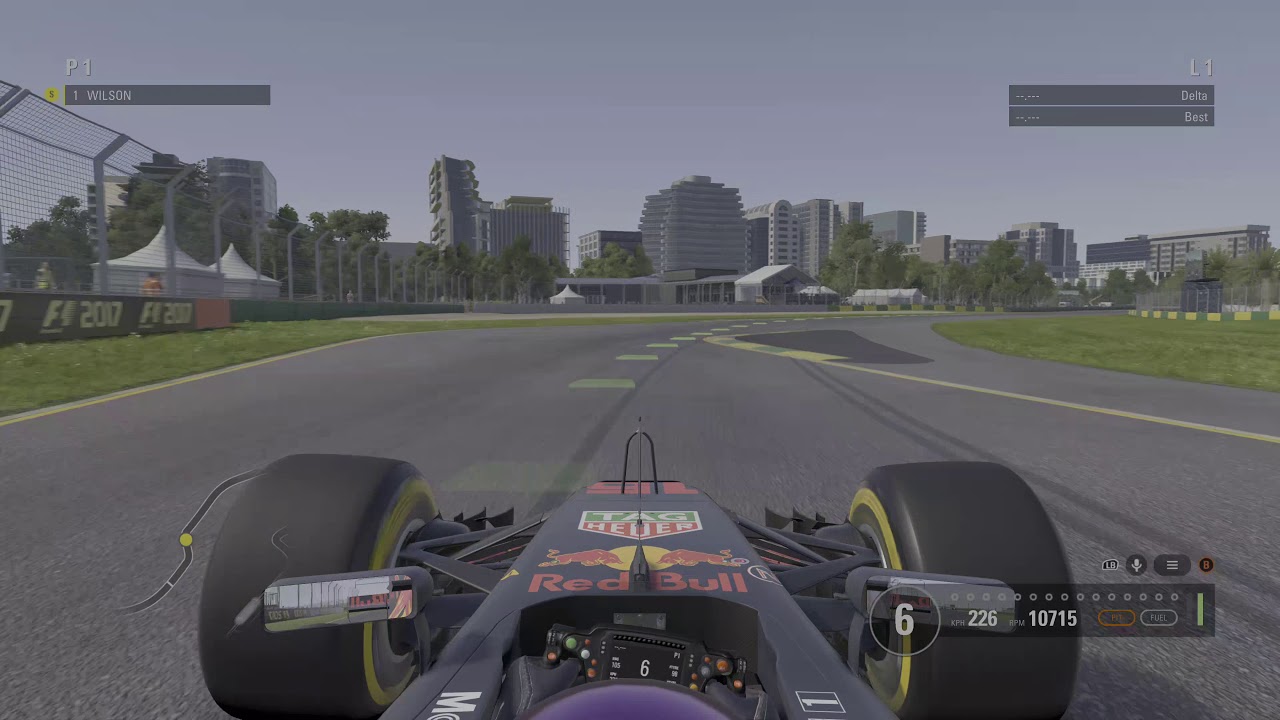 F1 2017 gameplay / Xbox one x enhanced (4K HDR 60 FPS)