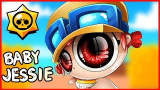 BRAWL STARS - BABY JESSIE DRAWING | FREE WALLPAPER screenshot 3