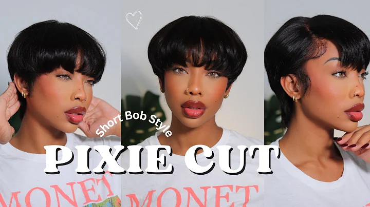 A PIXIE CUT FAN😍 ! NATURAL LOOKING SHORT BOB STYLE WIG FOR BEGINNERS- ft MyFirstWig