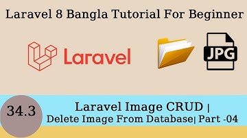 Laravel Image CRUD | Delete Image From Database | Laravel Bangla Tutorial | Part 34.3 | Moneruzzaman