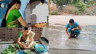 Indian house wife daily morning routine, South indian house wife (सेम फली की सब्जी )