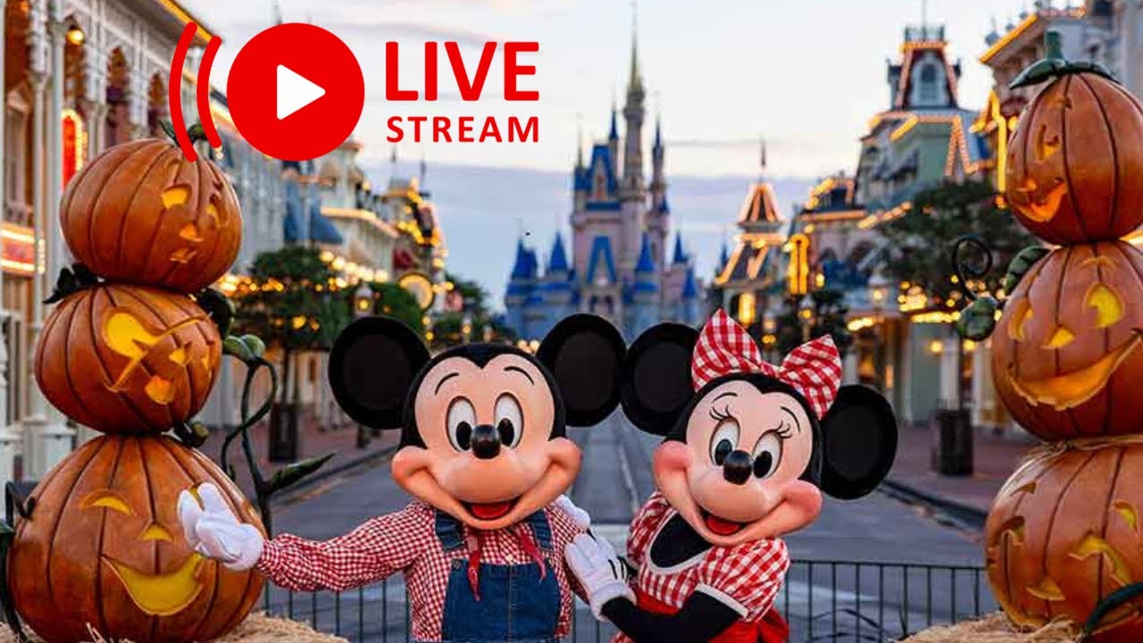 Riding Rides and exploring Magic Kingdom Live - YouTube