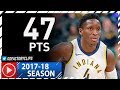 Victor Oladipo AMAZING Full Highlights vs Nuggets (2017.12.10) - 47 Pts, 7 Reb, Career-HIGH!