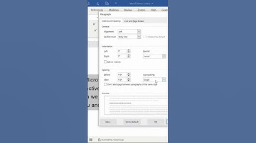 Microsoft 365 Word Paragraph Spacing #shorts