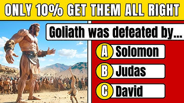 110 Bible Questions to Test Your Knowledge of the Bible (Bible Quiz)