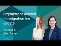 Employment webinar - immigration law update