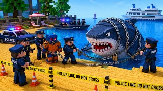 Part 2 Giant Shark Arrested by Police After Beach Attack in party craft  screenshot 2