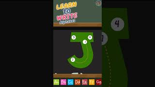 How to Write Letters for Children - Alphabet for Kids