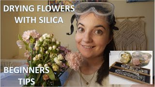 HOW TO DRY YOUR OWN FLOWERS in Silica Gel for Resin! BEGINNERS TIPS