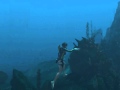 Tomb rider underground   vue sous la mer