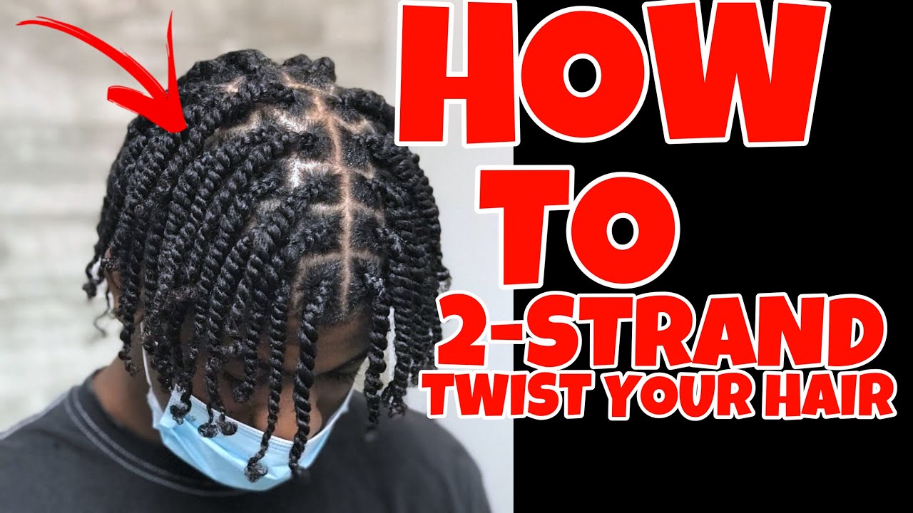 HOW TO 2STRAND TWIST YOUR HAIR IN 2022🔥‼️EASY STEPS #howto #hairstyle #freeformlocs