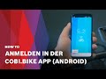 How To | Anmelden in der COBI.Bike App (Android)
