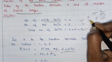 XII-MATHEMATICS, NEW-SYLLABUS,CHAPTER-11, PROBABILITY DISTRIBUTIONS, EXAMPLE:11.3