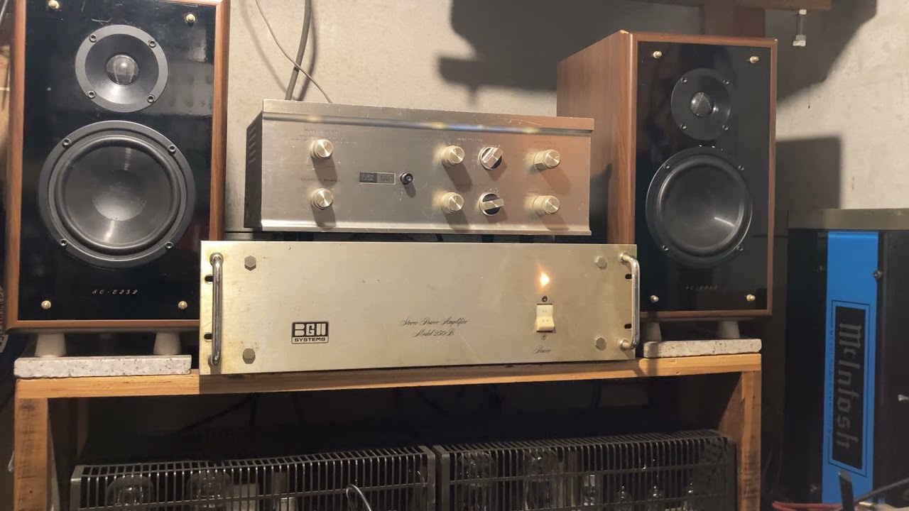 BGW 250B 自作DAC スピーカー DENON SC-E252 - YouTube