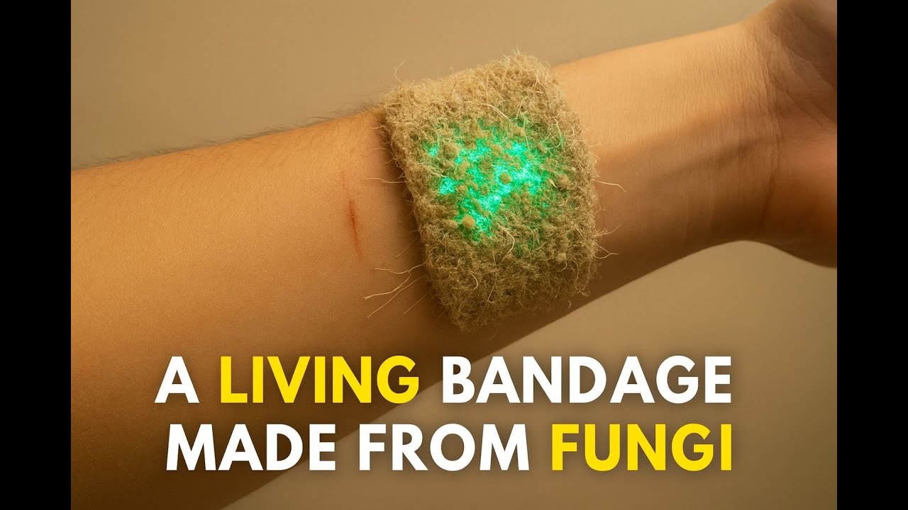 Scientists Create Living Fungi Bandages The Future of Wound Healing ...