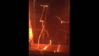 Second stage combustion inside a bubbling fluidized bed